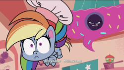 Size: 1920x1080 | Tagged: safe, screencap, character:rainbow dash, character:rarity, species:pegasus, species:pony, species:unicorn, episode:bad thing no. 3, g4.5, my little pony:pony life, spoiler:pony life s01e05
