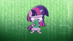 Size: 1920x1080 | Tagged: safe, screencap, character:twilight sparkle, character:twilight sparkle (alicorn), species:alicorn, species:pony, episode:a camping we will go, g4.5, my little pony:pony life, spoiler:pony life s01e15, calculator, fancy mathematics, math, solo, the matrix