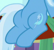 Size: 178x163 | Tagged: safe, screencap, character:trixie, species:pony, episode:a horse shoe-in, g4, my little pony: friendship is magic, belly, cropped, featureless crotch, female, legs, mare, pictures of bellies, pictures of legs