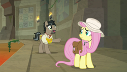 Size: 1920x1080 | Tagged: safe, screencap, character:doctor caballeron, character:fluttershy, episode:daring doubt, g4, my little pony: friendship is magic, truth talisman