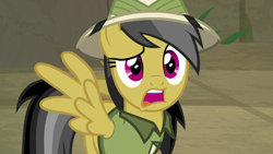 Size: 1920x1080 | Tagged: safe, screencap, character:daring do, species:pony, episode:daring doubt, g4, my little pony: friendship is magic, clothing, female, hat, pith helmet, solo