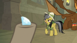 Size: 1920x1080 | Tagged: safe, screencap, character:daring do, character:doctor caballeron, species:gargoyle, species:pegasus, species:pony, episode:daring doubt, g4, my little pony: friendship is magic, diamond, guardiangoyle