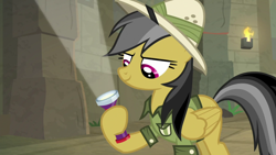 Size: 1920x1080 | Tagged: safe, screencap, character:daring do, episode:daring doubt, g4, my little pony: friendship is magic, flashlight (object), solo