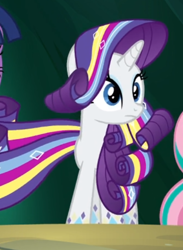 Size: 434x594 | Tagged: safe, screencap, character:rarity, episode:twilight's kingdom, g4, my little pony: friendship is magic, cropped, rainbow power, rainbow power-ified, solo