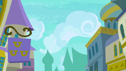 Size: 1280x720 | Tagged: safe, screencap, episode:spice up your life, g4, my little pony: friendship is magic, background, canterlot, no pony, restaurant row, sign