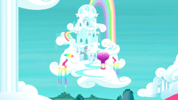 Size: 1280x720 | Tagged: safe, screencap, episode:the cart before the ponies, g4, my little pony: friendship is magic, background, no pony, ponyville, rainbow dash's house, scenic ponyville