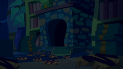 Size: 1280x720 | Tagged: safe, screencap, episode:28 pranks later, g4, my little pony: friendship is magic, background, liminal space, night, no pony, scenic ponyville