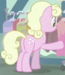 Size: 129x147 | Tagged: safe, screencap, character:millie, species:earth pony, species:pony, episode:dragon dropped, g4, my little pony: friendship is magic, butt, cropped, female, mare, picture for breezies, plot, solo