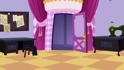 Size: 1280x720 | Tagged: safe, screencap, episode:sisterhooves social, g4, my little pony: friendship is magic, background, carousel boutique, liminal space, rarity's bedroom, scenic ponyville