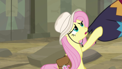 Size: 1920x1080 | Tagged: safe, screencap, character:ahuizotl, character:fluttershy, episode:daring doubt, g4, my little pony: friendship is magic