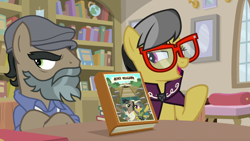 Size: 1920x1080 | Tagged: safe, screencap, character:a.k. yearling, character:daring do, character:doctor caballeron, episode:daring doubt, g4, my little pony: friendship is magic, groom q.q. martingale