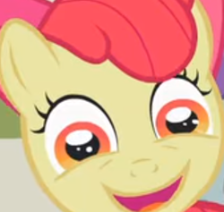 Size: 431x408 | Tagged: safe, screencap, character:apple bloom, species:earth pony, species:pony, episode:family appreciation day, g4, my little pony: friendship is magic, faec