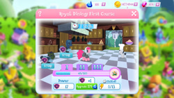 Size: 1920x1080 | Tagged: safe, gameloft, screencap, character:pinkie pie, character:port wine, character:rumble, species:earth pony, species:pegasus, species:pony, species:unicorn, colt, earl grey, female, male, mare, stallion
