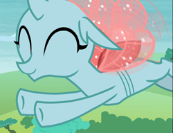 Size: 1215x935 | Tagged: safe, screencap, character:ocellus, species:changedling, episode:school daze, g4, my little pony: friendship is magic, cropped, cute, diaocelles, eyes closed, flying, smiling, solo