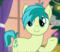 Size: 1090x939 | Tagged: safe, screencap, character:sandbar, episode:the hearth's warming club, g4, my little pony: friendship is magic, cropped, cute, looking at you, sandabetes, smiling, solo