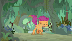 Size: 1920x1080 | Tagged: safe, screencap, character:scootaloo, species:pegasus, species:pony, episode:growing up is hard to do, g4, my little pony: friendship is magic, female, mare, mud, older, older scootaloo, shaking, solo