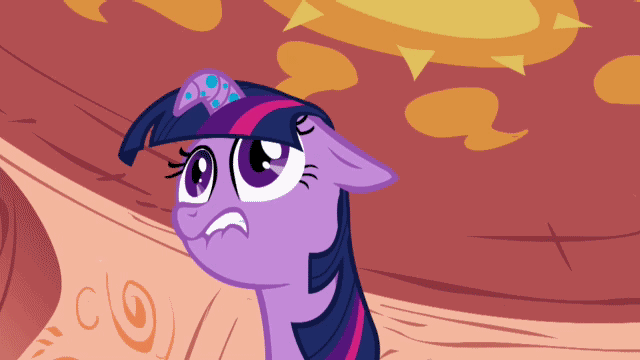 Size: 640x360 | Tagged: safe, screencap, character:twilight sparkle, character:twilight sparkle (unicorn), species:pony, species:unicorn, episode:bridle gossip, g4, my little pony: friendship is magic, animated, out of context, solo, twilight flopple