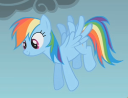 Size: 457x351 | Tagged: safe, screencap, character:rainbow dash, species:pegasus, species:pony, episode:dragonshy, g4, my little pony: friendship is magic, cropped, female, flying, mare, solo