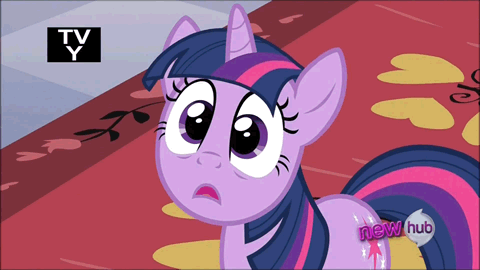 Size: 480x270 | Tagged: safe, screencap, character:twilight sparkle, species:pony, episode:the crystal empire, g4, my little pony: friendship is magic, animated, cute, dumbo, female, flapping, floppy ears, mare, sad, solo, wat
