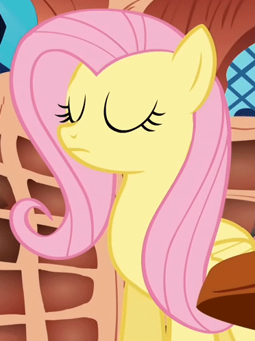 Size: 372x497 | Tagged: safe, screencap, character:fluttershy, episode:bridle gossip, g4, my little pony: friendship is magic, animated, cropped, cute, eyes closed, head shake, no, reaction image, shyabetes, solo
