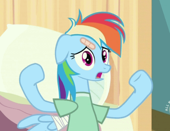Size: 569x438 | Tagged: safe, screencap, character:rainbow dash, episode:read it and weep, g4, my little pony: friendship is magic, animated, wat