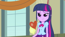 Size: 1366x768 | Tagged: safe, screencap, character:twilight sparkle, character:twilight sparkle (alicorn), species:alicorn, species:pony, equestria girls:equestria girls, g4, my little pony:equestria girls, female, lidded eyes, smiling, solo