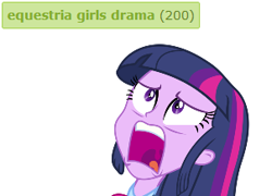 Size: 302x218 | Tagged: safe, screencap, character:twilight sparkle, equestria girls:equestria girls, g4, my little pony:equestria girls, derpimilestone, equestria girls drama, exploitable meme, meme, milestone, screaming, tags, twiscream