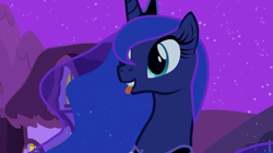 Size: 954x534 | Tagged: safe, screencap, character:princess luna, species:pony, episode:luna eclipsed, g4, my little pony: friendship is magic, blep, dat face, silly, silly pony, solo, tongue out