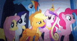 Size: 260x141 | Tagged: safe, screencap, character:applejack, character:flash sentry, character:fluttershy, character:pinkie pie, character:princess cadance, character:rainbow dash, character:rarity, character:twilight sparkle, character:twilight sparkle (alicorn), species:alicorn, ship:flashlight, equestria girls:equestria girls, g4, my little pony:equestria girls, animated, female, give her the dick, male, mane six, shipping, straight, taken from screen