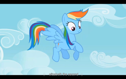 Size: 1024x640 | Tagged: safe, screencap, character:rainbow dash, episode:secret of my excess, g4, my little pony: friendship is magic, queen elizabeth ii, youtube caption