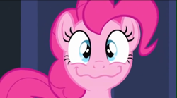 Size: 1064x593 | Tagged: safe, screencap, character:pinkie pie, equestria girls:equestria girls, g4, my little pony:equestria girls, excited, faec, nervicited, nervous, scrunchy face, solo, wavy mouth
