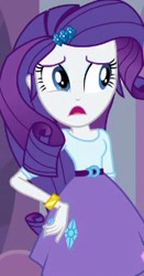 Size: 175x333 | Tagged: safe, screencap, character:rarity, equestria girls:equestria girls, g4, my little pony:equestria girls, cropped, reaction image, solo