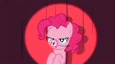 Size: 115x64 | Tagged: safe, screencap, character:pinkie pie, episode:baby cakes, g4, my little pony: friendship is magic, animated, lowres, oink, piggie pie, solo