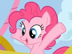 Size: 250x188 | Tagged: safe, screencap, character:pinkie pie, species:earth pony, species:pony, cropped, female, mare, solo