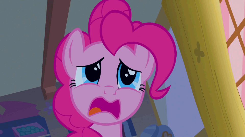 Size: 960x540 | Tagged: safe, screencap, character:pinkie pie, episode:bridle gossip, g4, my little pony: friendship is magic, animated, solo