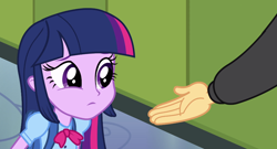 Size: 1018x548 | Tagged: safe, screencap, character:flash sentry, character:twilight sparkle, my little pony:equestria girls
