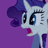 Size: 200x200 | Tagged: safe, screencap, character:rarity, episode:suited for success, g4, my little pony: friendship is magic, animated, blowing, breathing, bust, cropped, hyperventilating, loop, marshmelodrama, messy mane, panting, solo