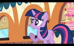 Size: 1024x640 | Tagged: safe, screencap, character:twilight sparkle, episode:mmmystery on the friendship express, g4, my little pony: friendship is magic, yahoo, youtube caption