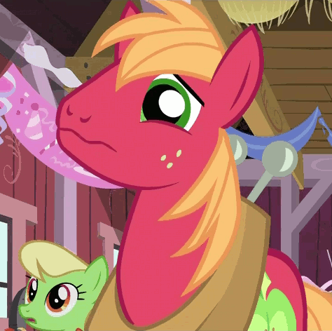 Size: 474x472 | Tagged: safe, screencap, character:big mcintosh, species:earth pony, species:pony, episode:the last roundup, g4, my little pony: friendship is magic, animated, crying, male, stallion, wavy mouth