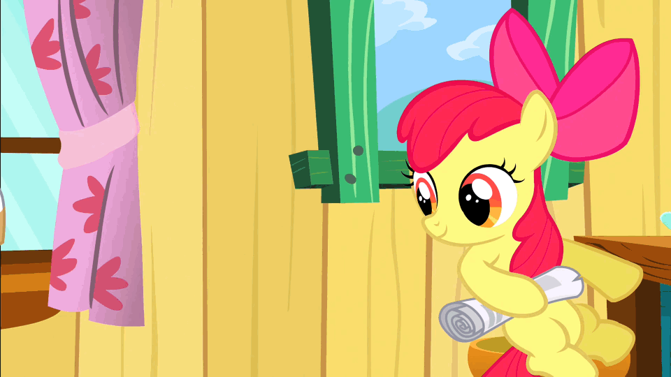 Size: 960x540 | Tagged: safe, screencap, character:apple bloom, character:scootaloo, character:sweetie belle, species:pegasus, species:pony, episode:ponyville confidential, g4, my little pony: friendship is magic, animated, cutie mark crusaders, dirty, gif, mud, muddy, newspaper