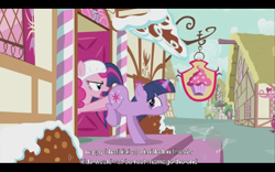 Size: 640x400 | Tagged: safe, screencap, character:pinkie pie, character:twilight sparkle, episode:baby cakes, g4, my little pony: friendship is magic, diaper, hub logo, youtube caption