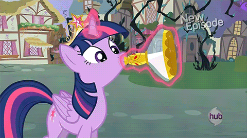Size: 480x270 | Tagged: safe, screencap, character:twilight sparkle, character:twilight sparkle (alicorn), species:alicorn, species:pony, episode:princess twilight sparkle, g4, my little pony: friendship is magic, animated, female, flashback potion, magic, mare, solo