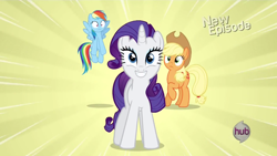 Size: 1366x768 | Tagged: safe, screencap, character:applejack, character:rainbow dash, character:rarity, cute, expression, reaction