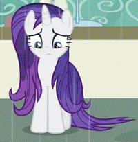 Size: 200x205 | Tagged: safe, screencap, character:rarity, episode:rarity takes manehattan, g4, my little pony: friendship is magic, animated, rain, solo, wet, wet mane, wet mane rarity