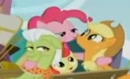 Size: 130x79 | Tagged: safe, screencap, character:apple bloom, character:granny smith, character:pinkie pie, episode:pinkie apple pie, g4, my little pony: friendship is magic