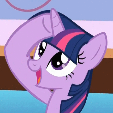 Size: 471x471 | Tagged: safe, screencap, character:twilight sparkle, species:pony, species:unicorn, episode:bridle gossip, g4, my little pony: friendship is magic, animated, cropped, female, hornjob, layering fail, looking up, loop, mare, open mouth, out of context, rubbing, smiling, solo, spa, underhoof