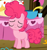 Size: 300x317 | Tagged: safe, screencap, character:pinkie pie, episode:the cutie mark chronicles, g4, my little pony: friendship is magic, eyes closed, filly, filly pinkie pie, foal, messy mane, sad, solo, young, younger