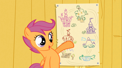 Size: 1366x768 | Tagged: safe, screencap, character:scootaloo, species:pegasus, species:pony, episode:the show stoppers, g4, my little pony: friendship is magic, solo