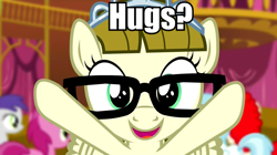 Size: 960x536 | Tagged: safe, screencap, character:zipporwhill, species:pegasus, species:pony, episode:filli vanilli, g4, my little pony: friendship is magic, bronybait, cute, filly, hug, hug request, zipporbetes