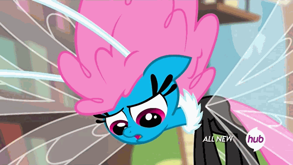 Size: 576x324 | Tagged: safe, screencap, character:seabreeze, species:breezies, episode:it ain't easy being breezies, g4, my little pony: friendship is magic, animated, crying, hub logo, hubble, sad, solo, the hub